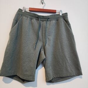 Lululemon City Sweat Men's Sweat Shorts 10" Heather Green X-Large  Athletic Soft